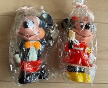 앤티크 미키 미니 저금통 높이 약 13cm