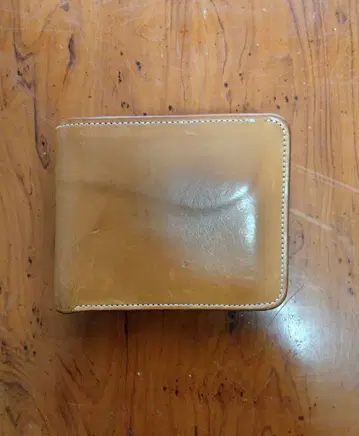 LAST CROPS GROUNDER 이단 접이식 지갑 내추럴