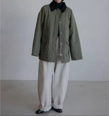 nokcha quilting liner military jacket