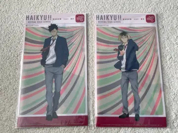 하이큐 슬림 클리어 파일 컬렉션 코즈메 켄마 쿠로오 테츠로