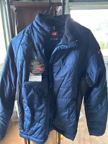 네이비 다운 자켓 풀 집업