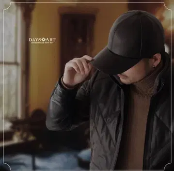 블랙 양가죽 캡 새상품