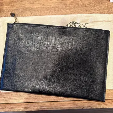 일비종떼 파우치 플랫 지퍼 파우치 클러치백