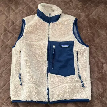 patagonia 플리스 베스트 XS 베이지 파일 초기 레트로x 01