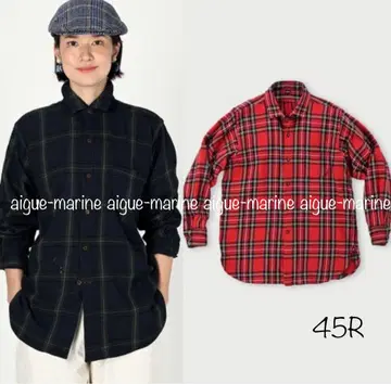 45R 짐바넬의 908 티롤리안 셔츠 (인디고)