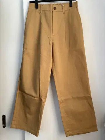 마린프랑세즈 코튼 스탠다드 턱 팬츠 사이즈 1 베이지