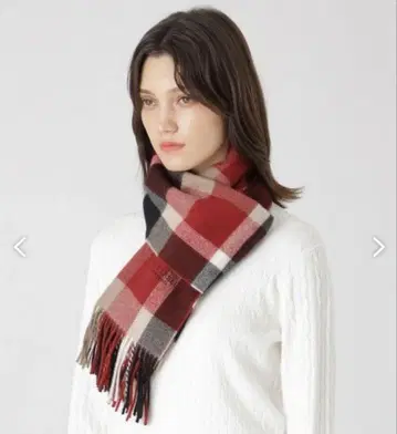 블루 레이블 크레스트브릿지 체크 머플러 스톨
