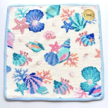 [ 미사용 새상품 ] FEILER 페이 타월 손수건 마린 주얼