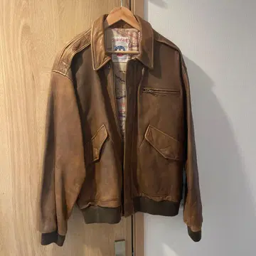 캡틴 수타 라무 가죽 자켓 브라운