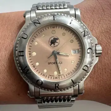 헌팅 월드 스포티지 쿼츠 여성용 손목시계 이동품