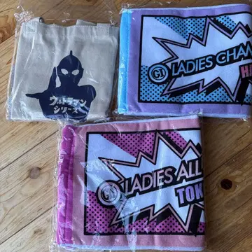 보트 레이스 울트라맨 토트백과 타월 세트