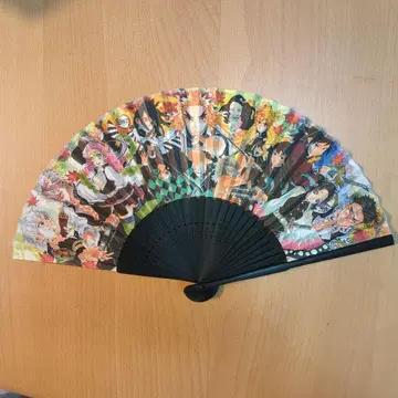 귀멸의 칼날 부채 컬러풀