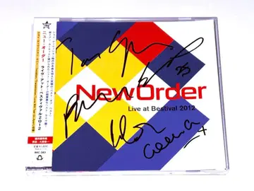 New Order 뉴 오더 친필 사인 CD