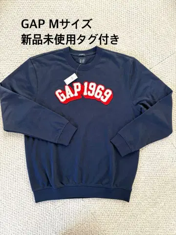택 포함 미사용 새상품 GAP M 사이즈 로고 와펜 트레이닝복