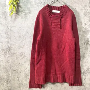 루카토즈페브리에 긴팔 니트 스웨터 램스울 일본제 성숙 캐주얼