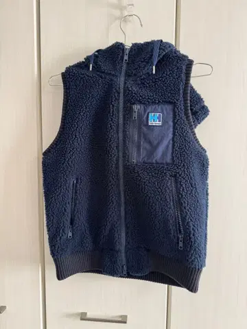 헬리한센 네이비 플리스 베스트 (후드 부착) WL