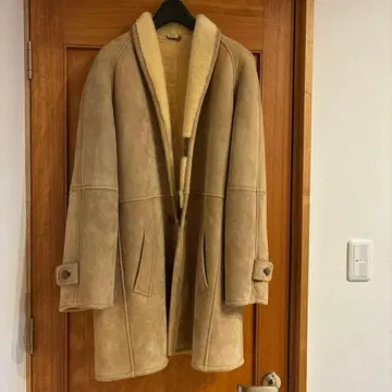 베이지 스웨이드 자켓