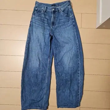 UNIQLO 배기 커브진 밑단 기장 수선 완료