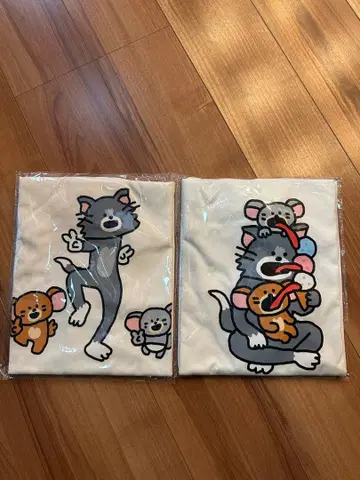 톰과 제리 해피 복권 B상 콜라보레이션 티셔츠 2장 세트 2