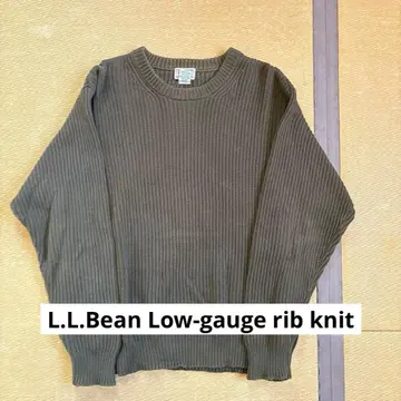 L.L.Bean 로우 게이지 립 니트