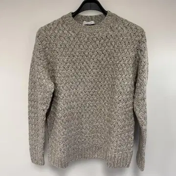 [ 새상품 ] 반값 이하 세일 크루치아니 캐시미어 로게이지 크루넥 니트