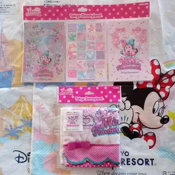 디즈니 팔팔루자 미니의 판타지랜드 엽서와 미니 타월 세트