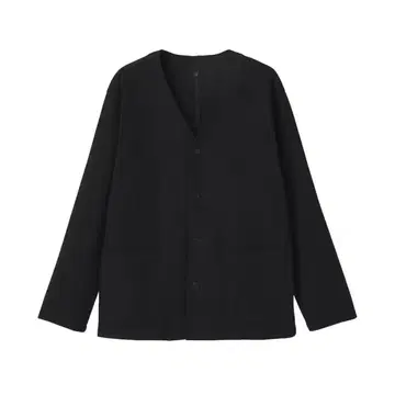 무인양품 가로 세로 스트레치 기모 헤링본 가디건