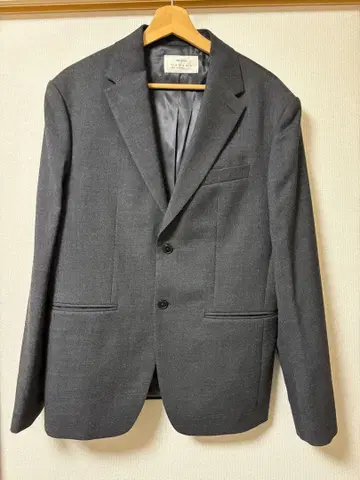 ZARA origins 플란넬 수트 블레이저 카본 그레이 48