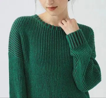 B:MING by BEAMS 바이컬러 니트 풀오버