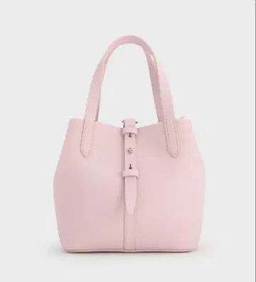 Beryl 베릴 리사이클 가죽 버킷백 - 코튼 캔디 핑크
