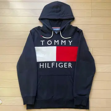 타미힐피거 네이비 후드티