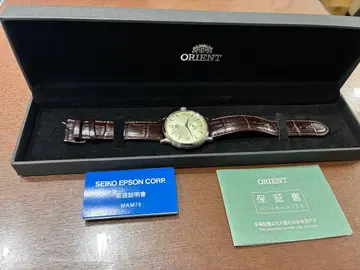 ORIENT 자동 와인딩 손목시계 밤비노 새상품급 중고