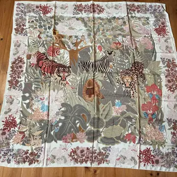 IMEDICI 대형 스톨 애니멀 무늬