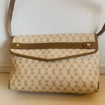 니나리치 숄더백 레트로 라이트 베이지 모노그램 패턴