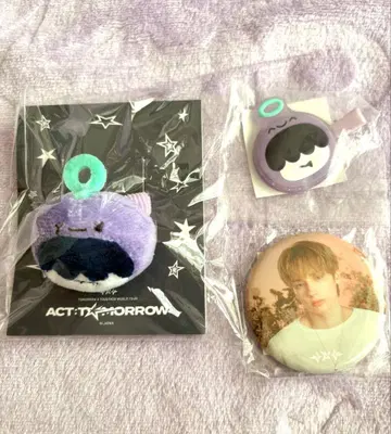 새상품 ACT : TOMORROW 마스코트 반지 헤어 클립 세트