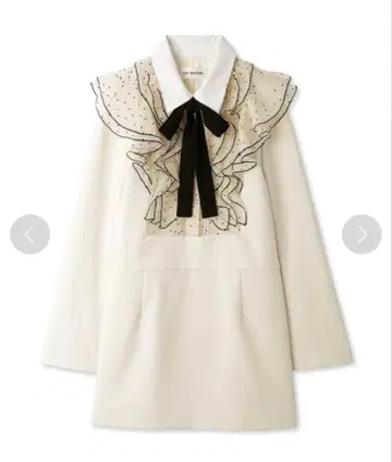 LILY BROWN 프론트 프릴 미니 드레스