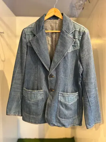 웨스턴 스타일 데님 자켓