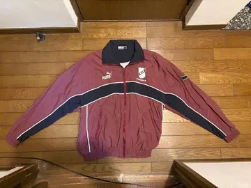 PUMA 나일론 자켓 와인 레드/블랙