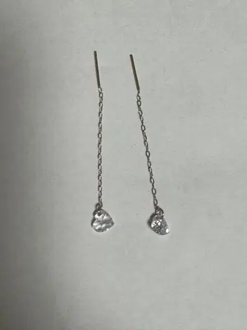 체인 귀걸이 K10