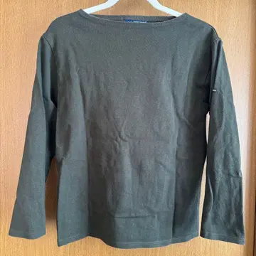 SAINT JAMES 카키 긴팔 T셔츠