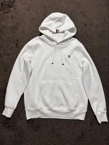 Tommy Hilfiger 화이트 후드티 XL