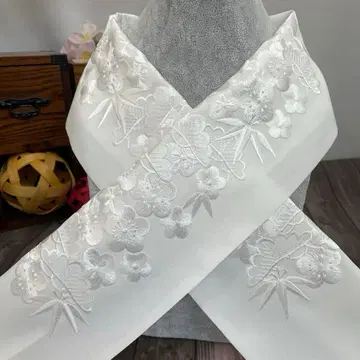 화려한 자수 장식용 깃 일본제 새상품