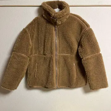 ZARA 보아 자켓 베이지 XS