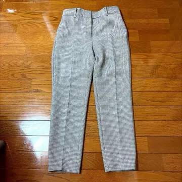 PLST 플라스테 웜 리저브 스틱 팬츠 브라운 계열 체크 M