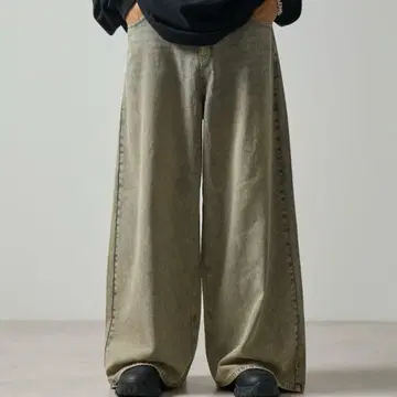 FREAK'S STORE 데님 팬츠 배기 초와이드 y2k 프릭스스토어