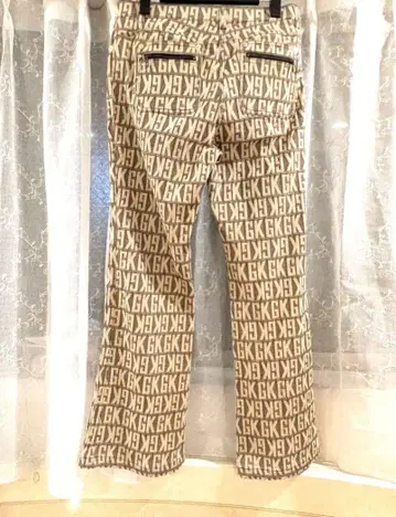 이타리야 트레치 팬츠 M 브라운 베이지