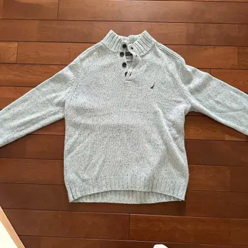 NAUTICA 하프 버튼 니트 스웨터