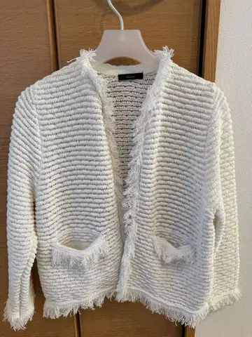 allureville 알아바일 니트 자켓 프린지 2