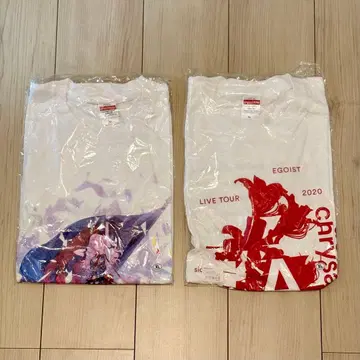 EGOIST LIVE T셔츠 2장 세트 (새상품, 미개봉)