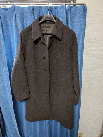 유니클로 싱글 브레스 코트 브라운 m 사이즈